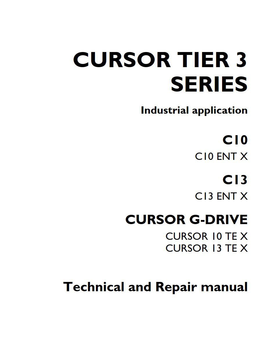 iveco cursor10 cursor13 repair manual