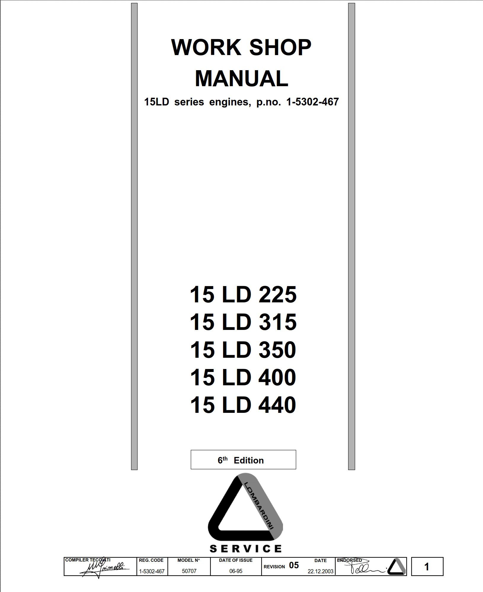 lombardini 15 ld 225 workshop manual