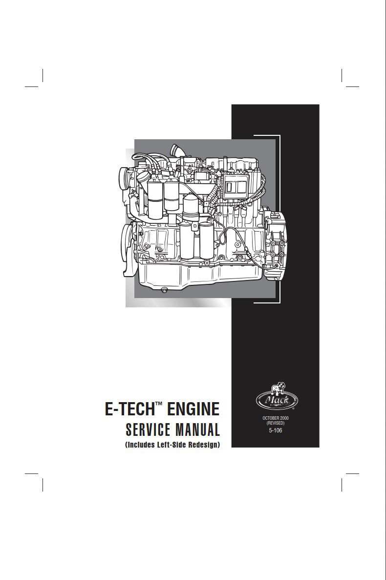 mack e tech engine service manual