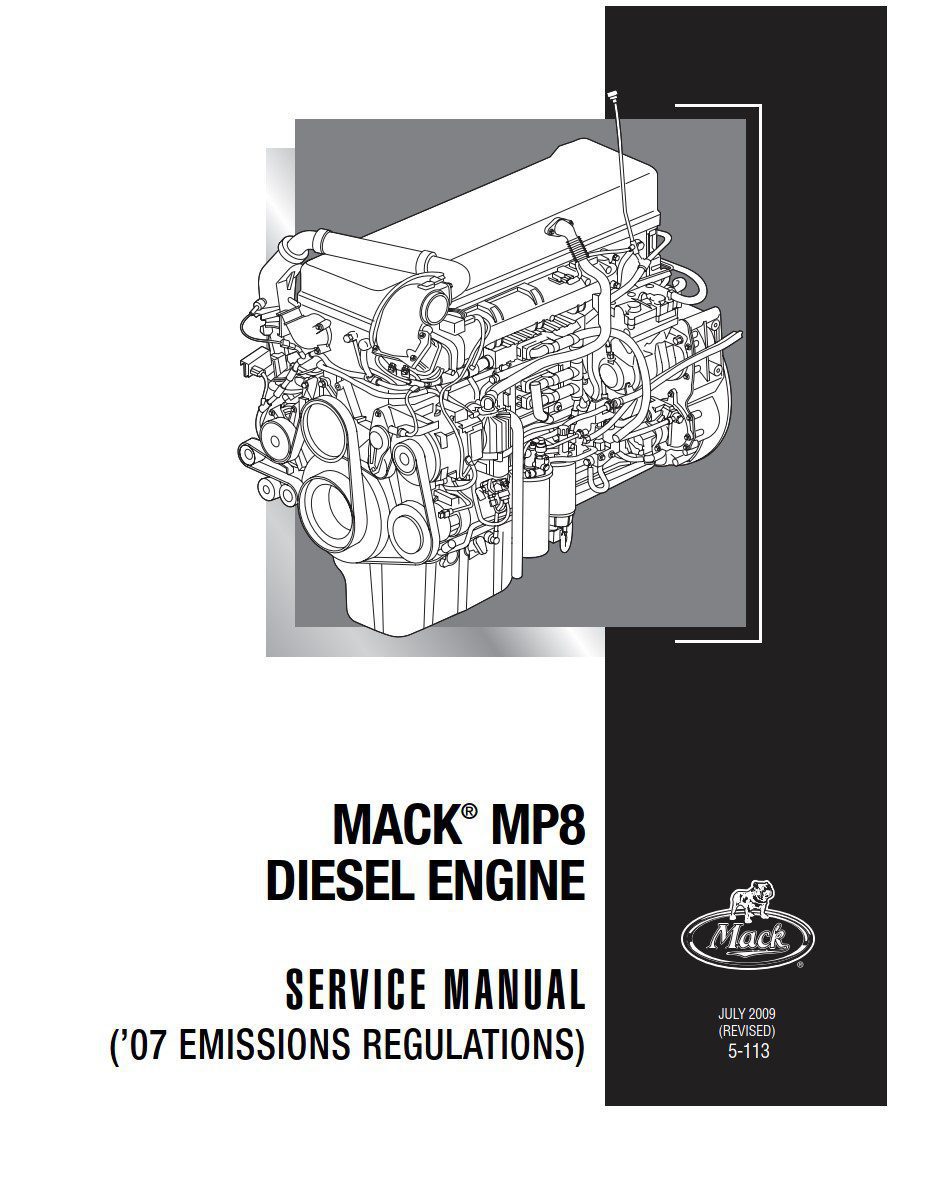 mack mp8 diesel engine service manual (’07 emissions regulations)