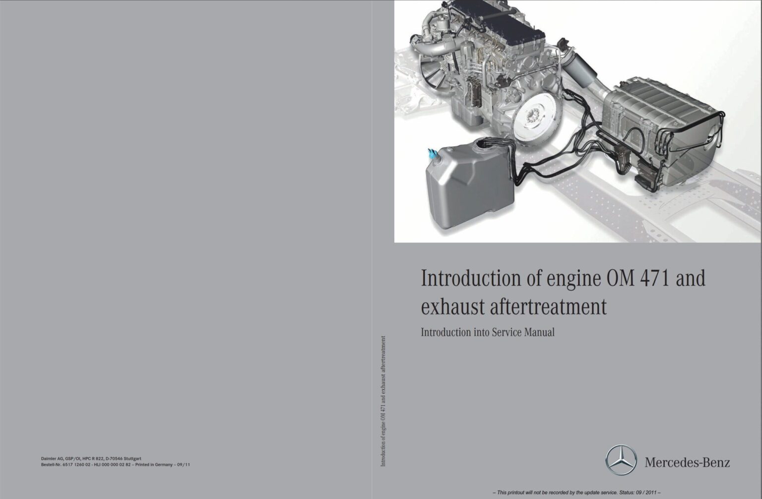 Mercedes-Benz OM 471 Engine manual - DIY & Guides