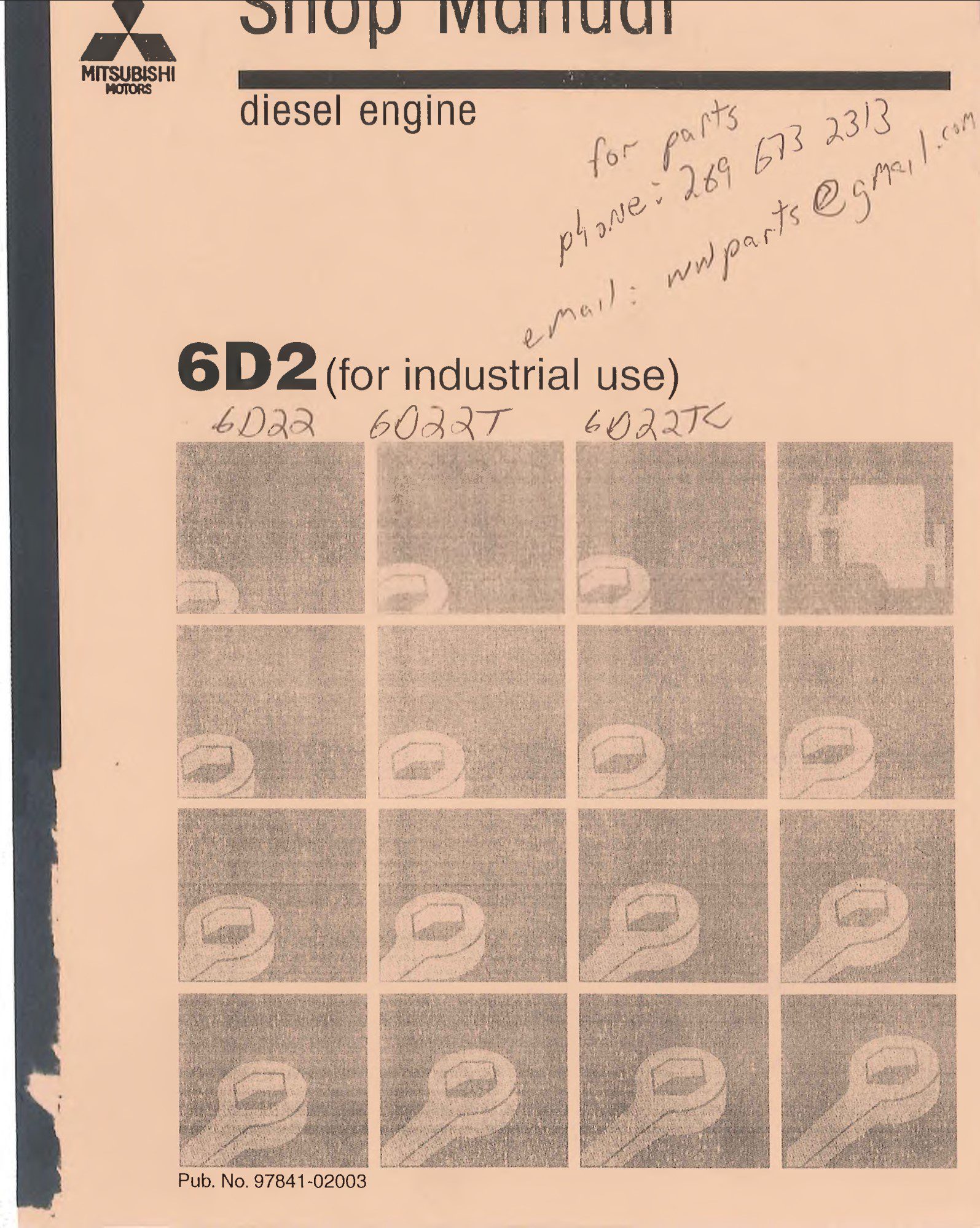 mitsubishi 6d22 engine service manual
