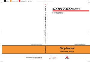 mitsubishi canter 4m5 engine fe85de6slgp, fe85dg6slgp, fe85dhzslgp shop manual