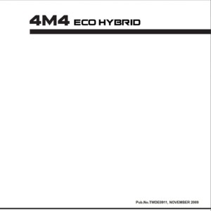 mitsubishi fuso 4m4 series diesel engine service manual