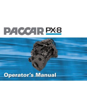 paccar px 8 operator’s manual