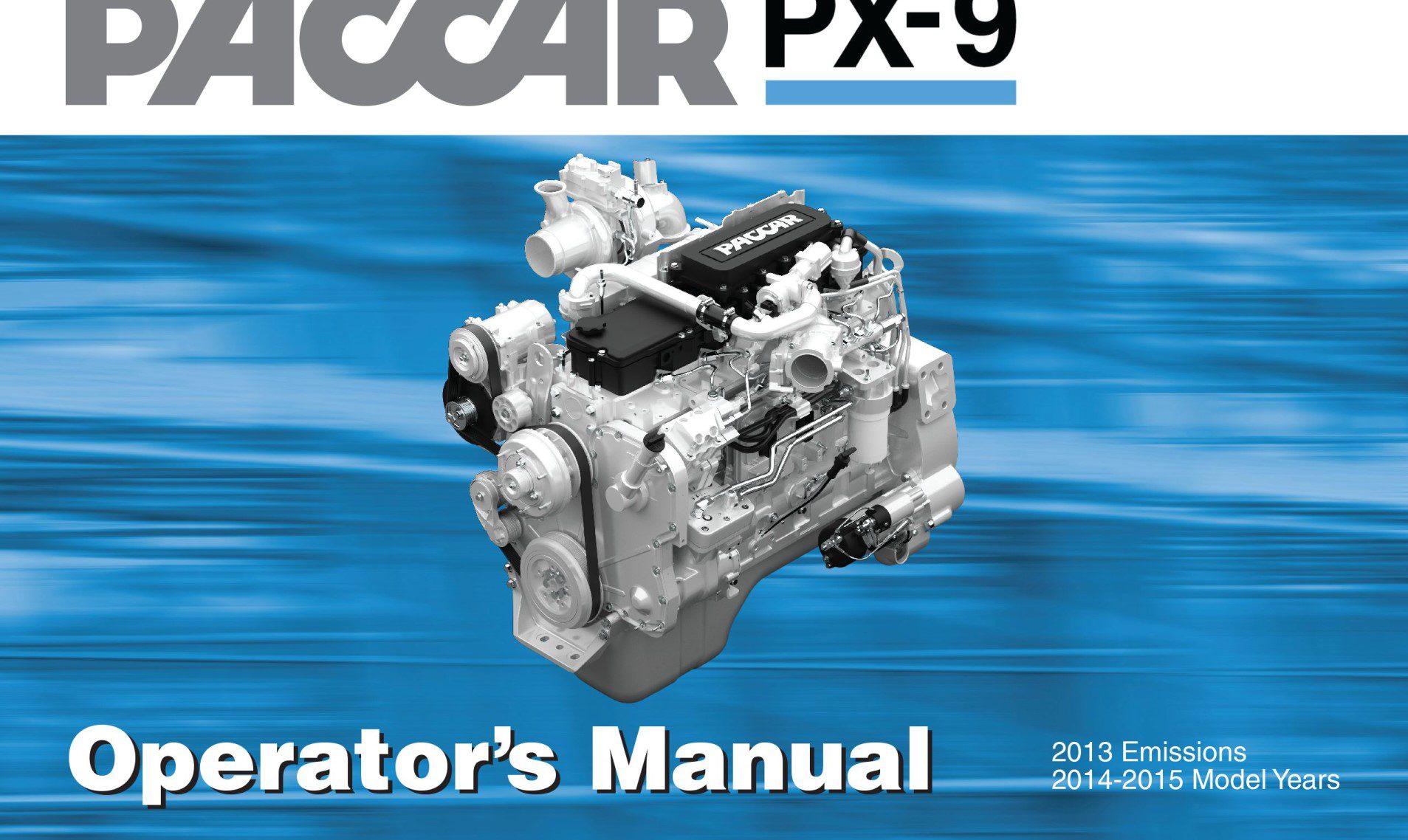 paccar px 9 operators manual