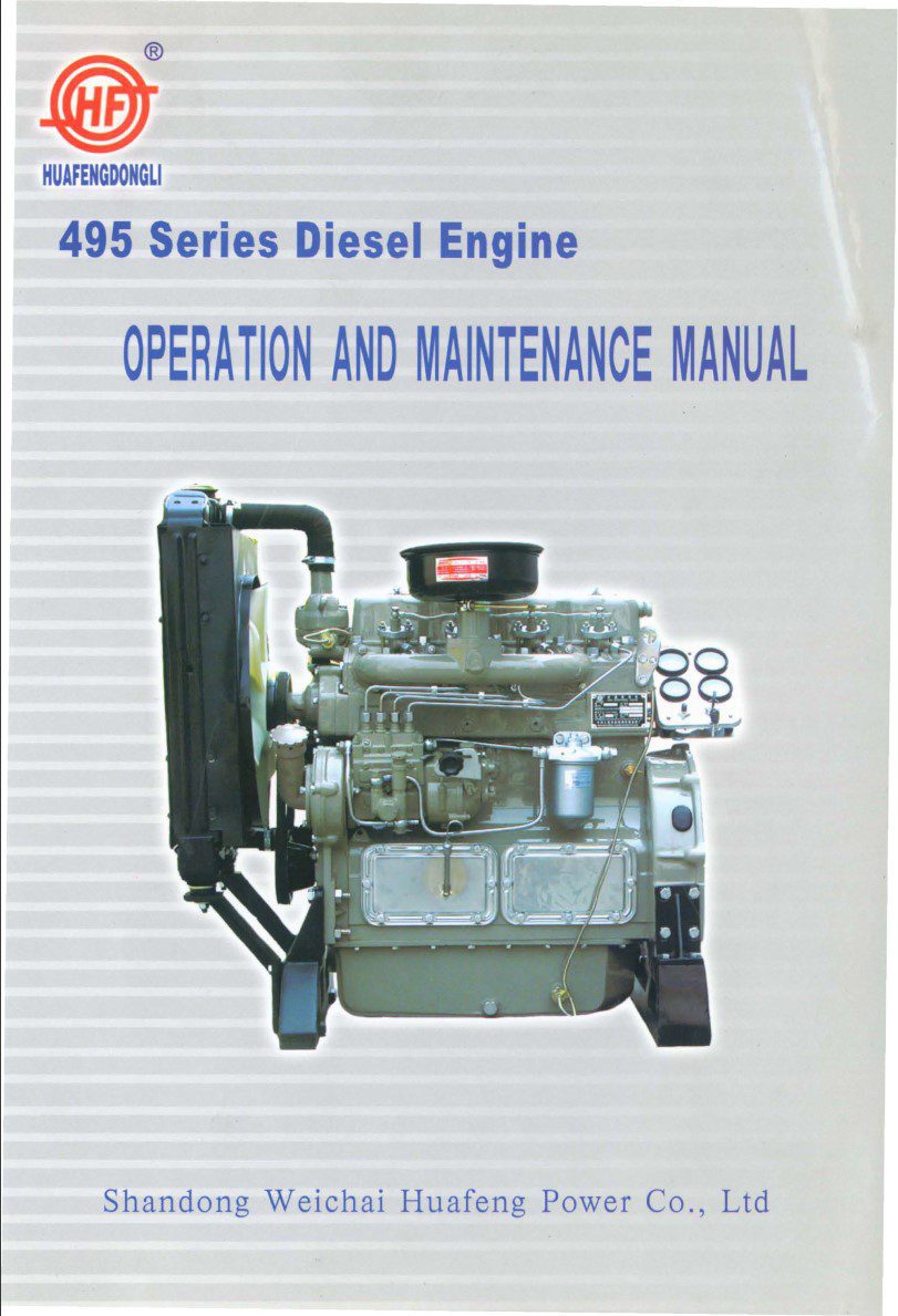 weichai 495 series diesel engines