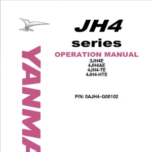 yanmar jh4 marine diesel operations manual