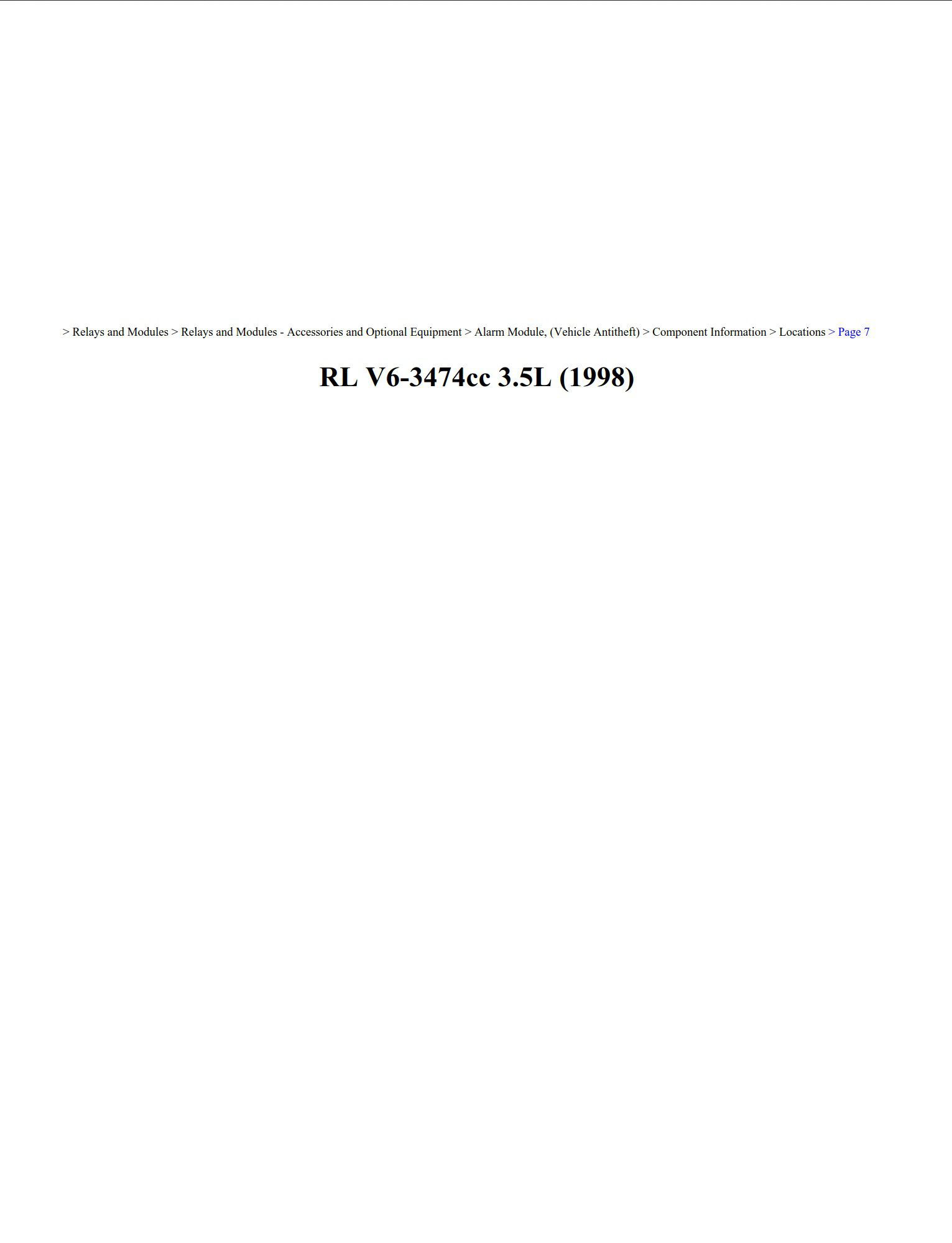 acura rl 1998 3.5l workshop manual