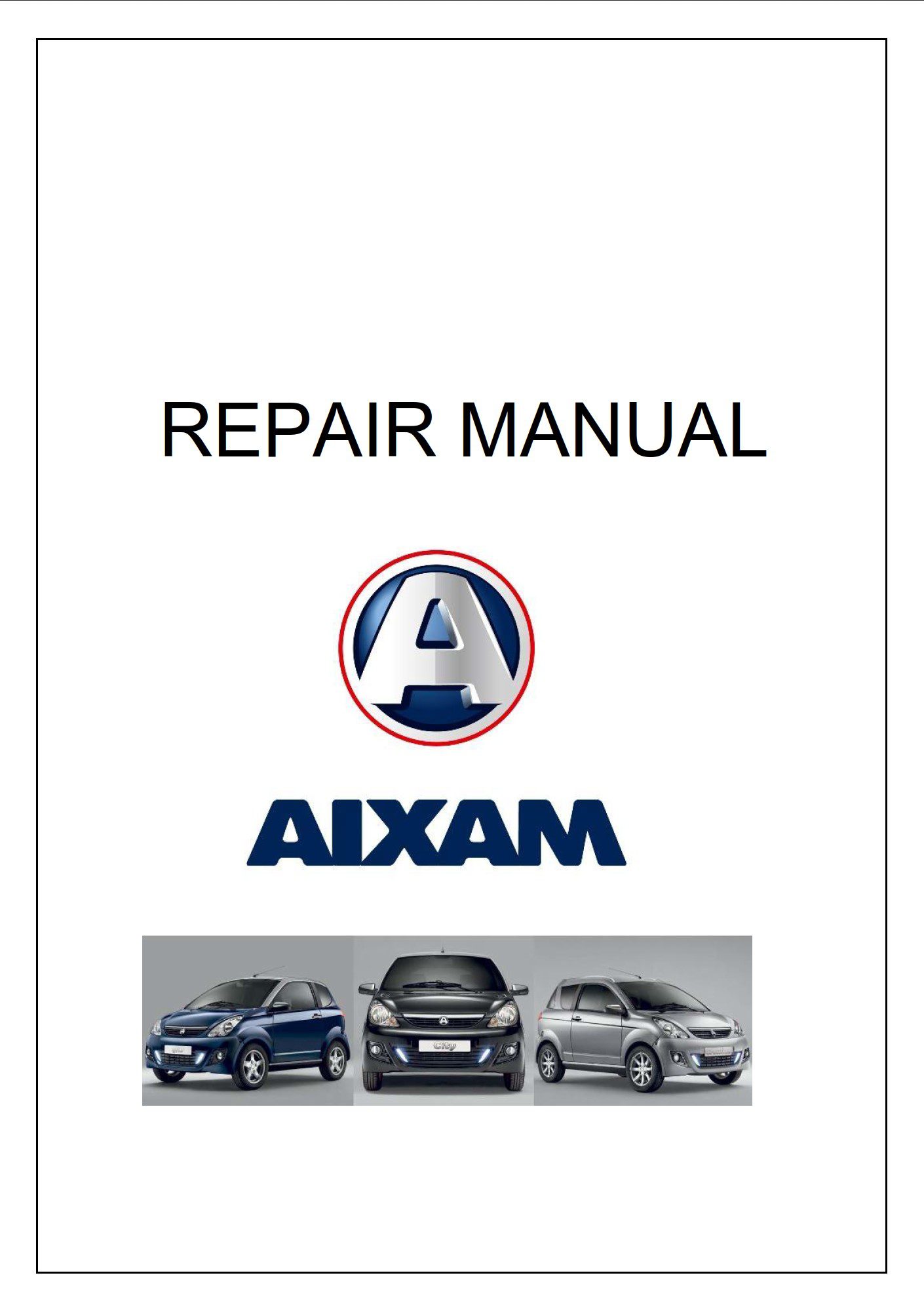 aixam repair service manual