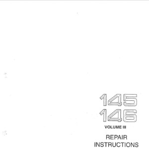 alfa romeo 145 volume 3 workshop manual