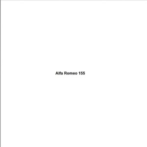 alfa romeo 155 workshop manual