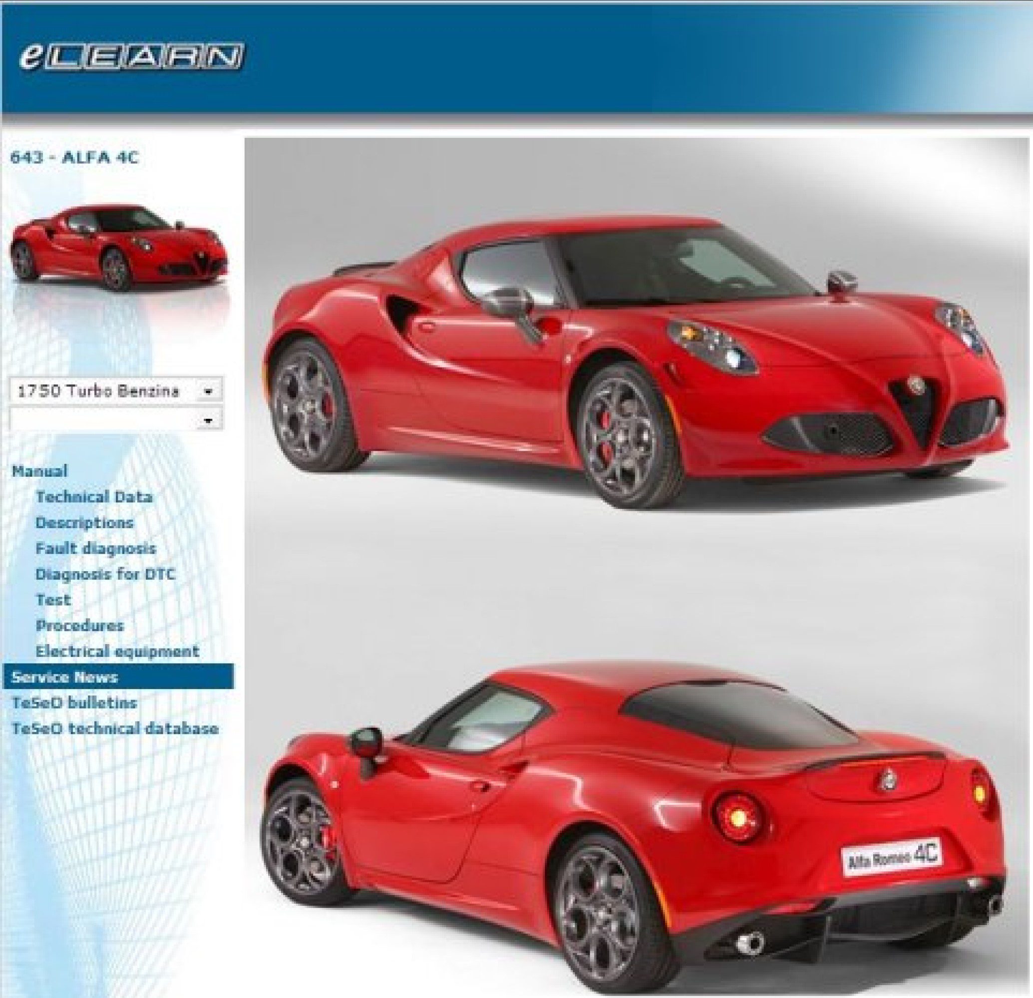 Alfa Romeo 4C Manual Comprehensive Guide for Repair and