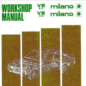 alfa romeo milano 1986 workshop manual