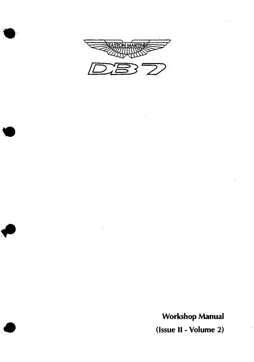 aston martin db7 workshop manual