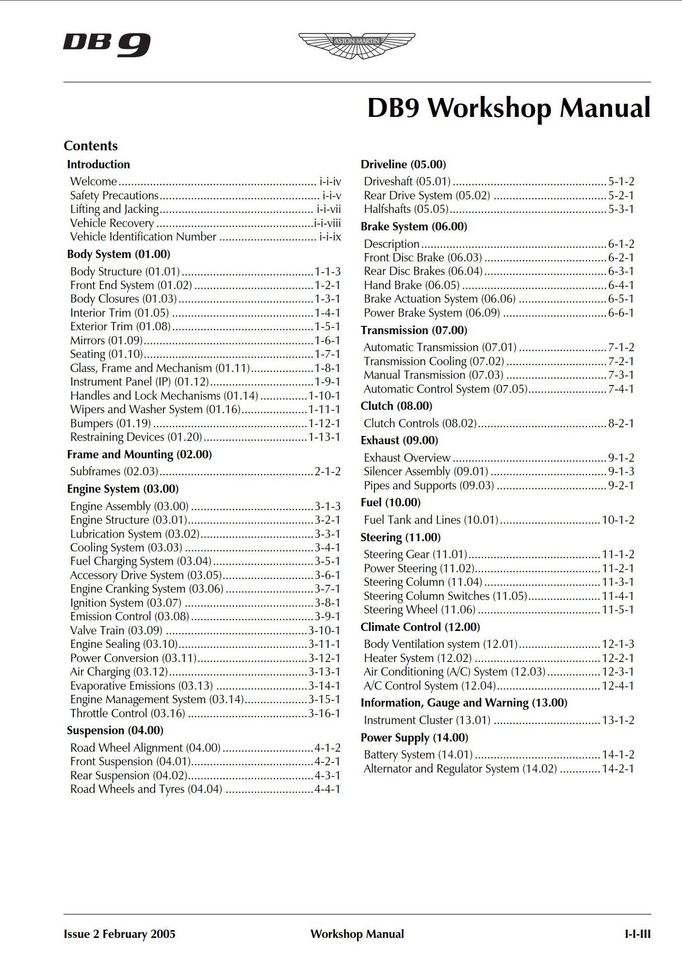 Aston Martin DB9 Vantage Manual Comprehensive Guide for
