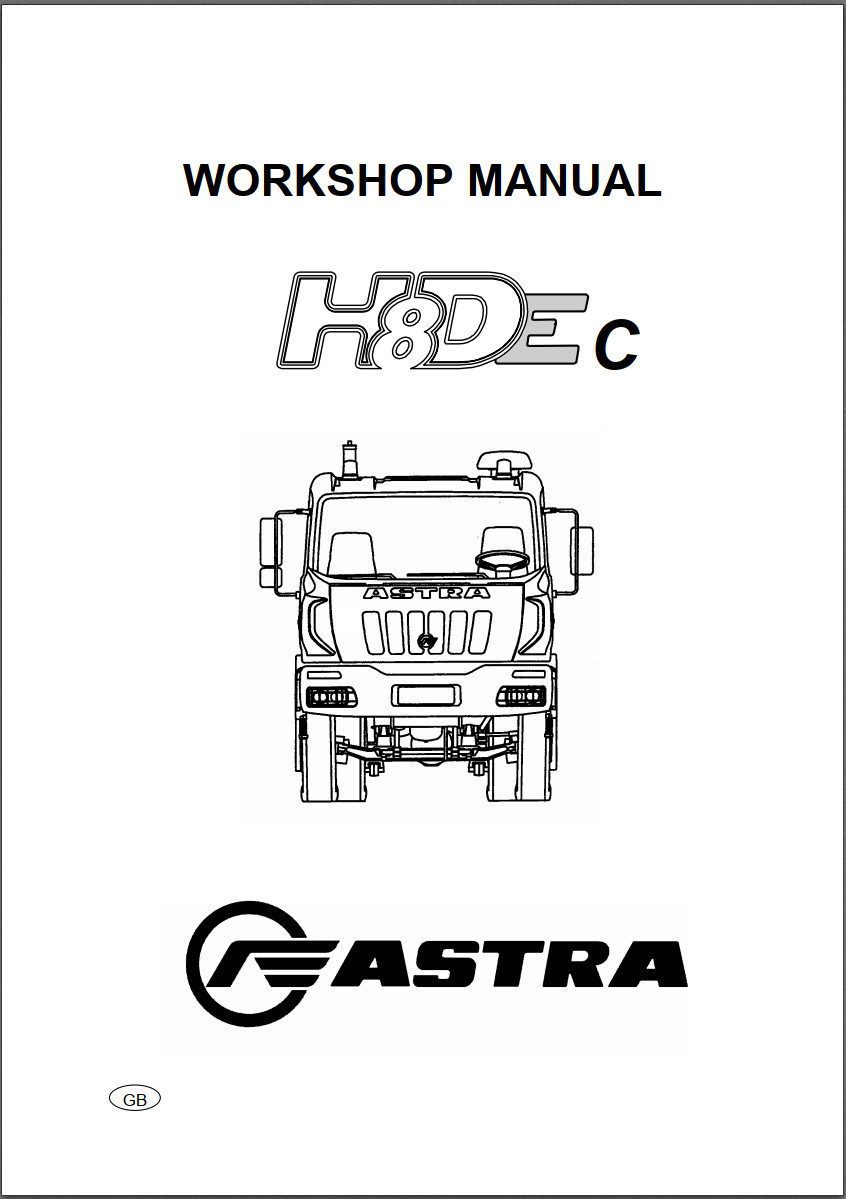 astra truck h8de workshop manual