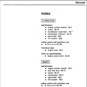 audi 80, 90, coupe 1992 service repair manual