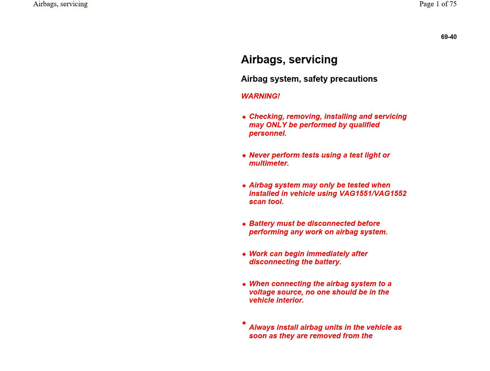 audi a4 1997 2001 workshop manual
