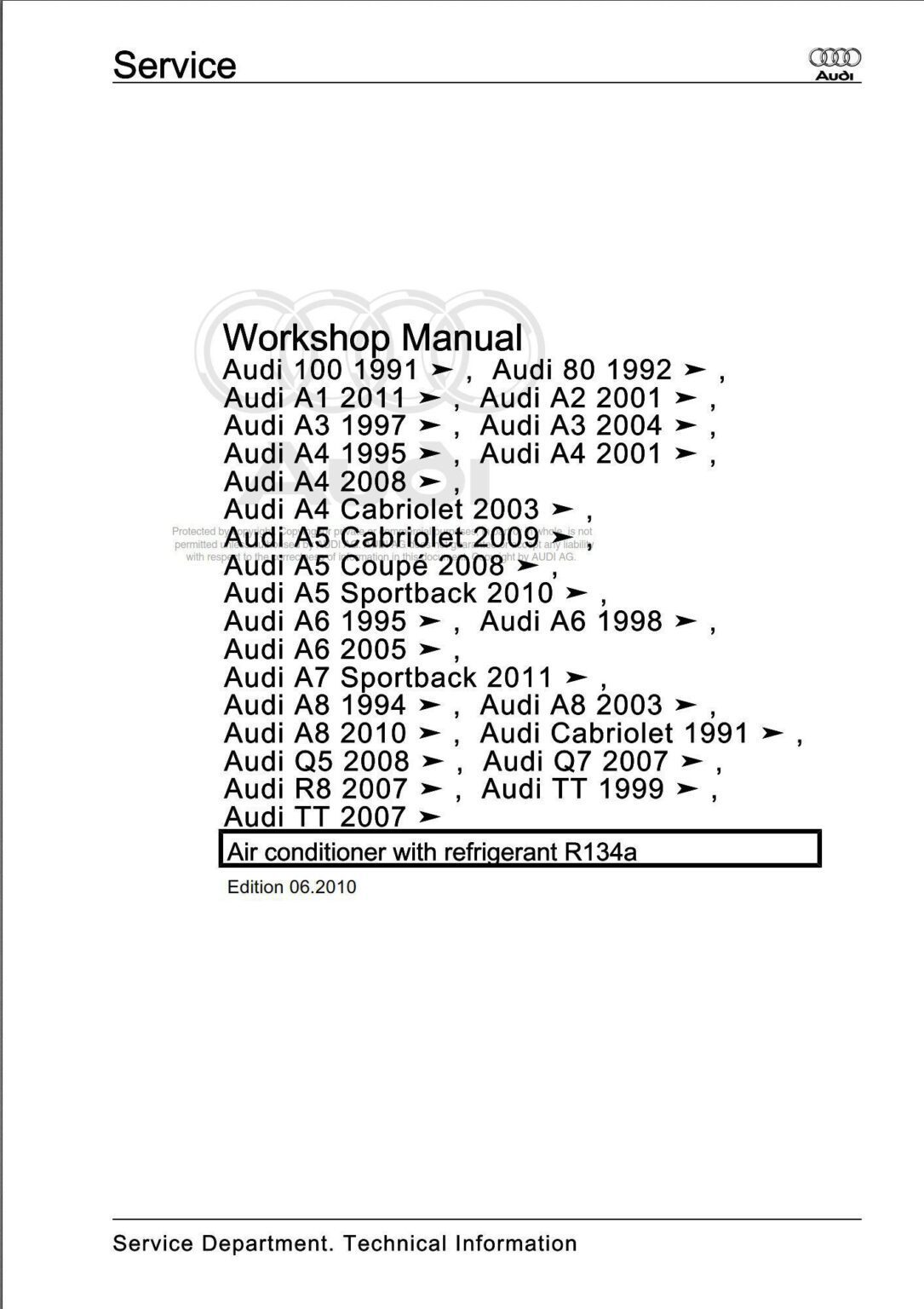 Complete Audi A5 Workshop Manual with Detailed Repair Instructions