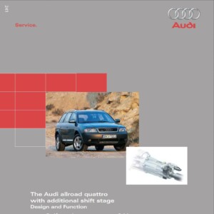 audi a6 allroad 2000 workshop manual