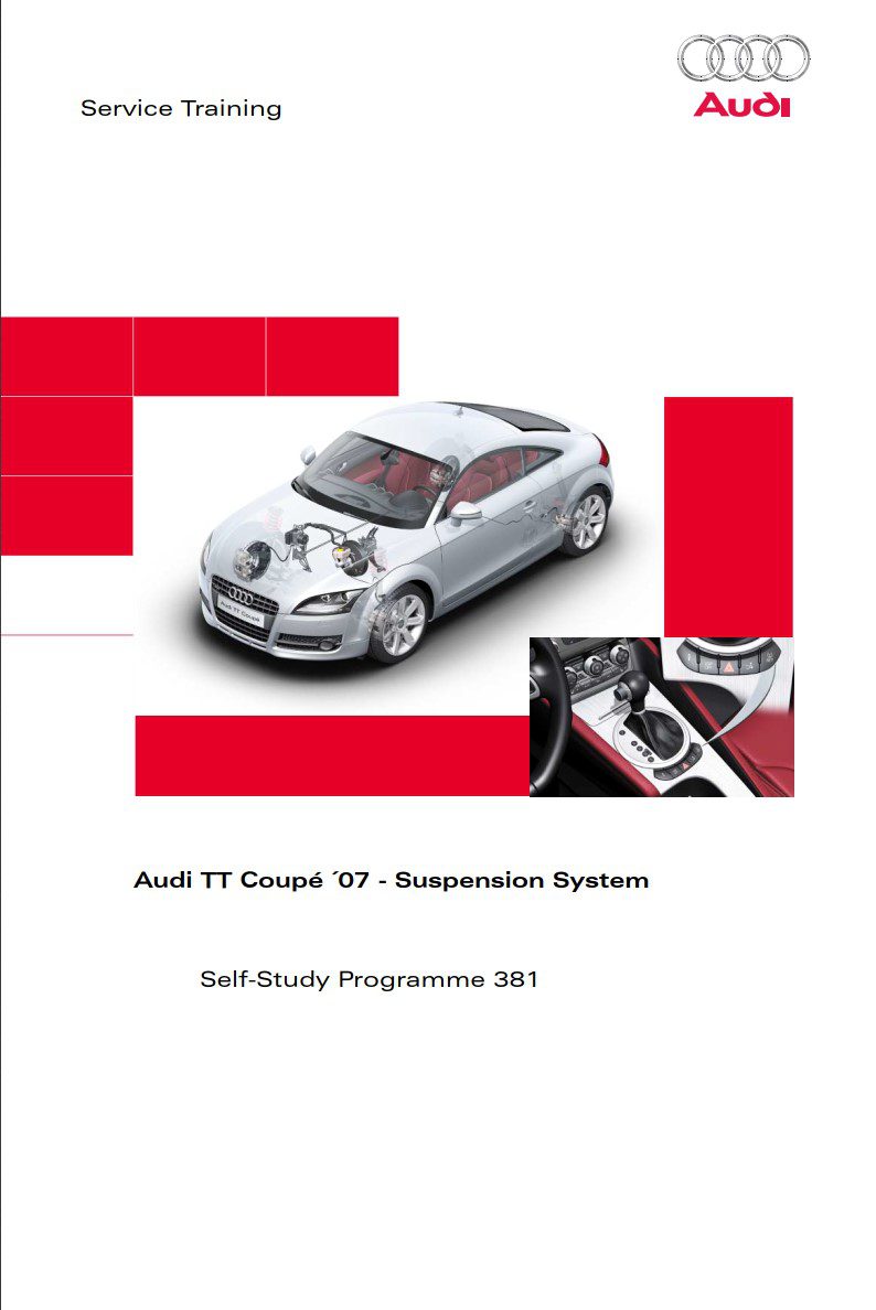 audi tt 2007 workshop manuals programme 381
