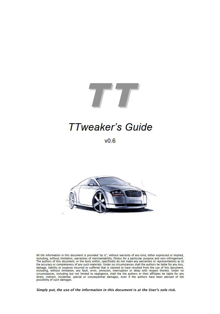 audi tt workshop manual tweeks