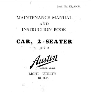austin g yg 1944 service manual