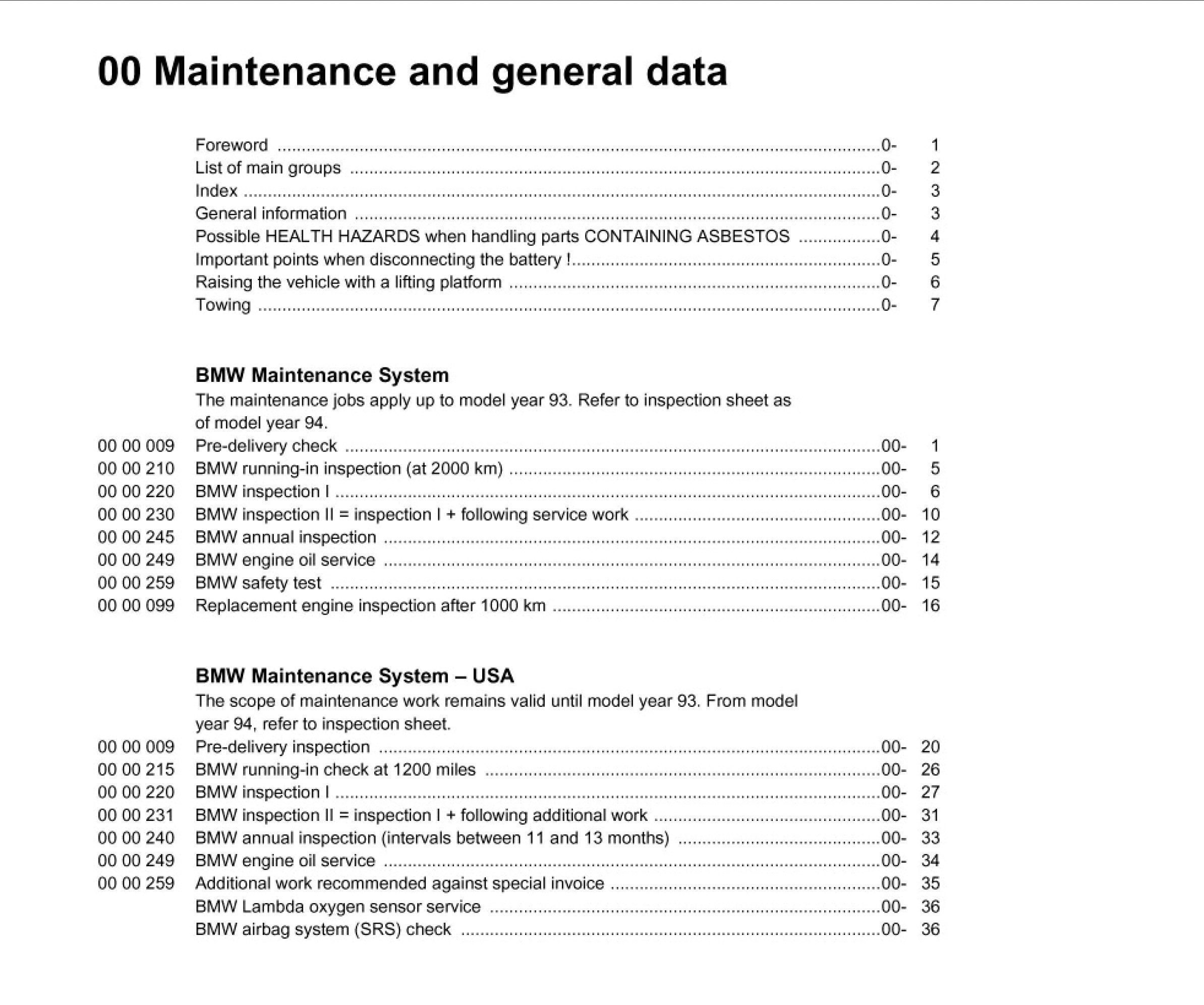 bmw 316 1995 workshop manual