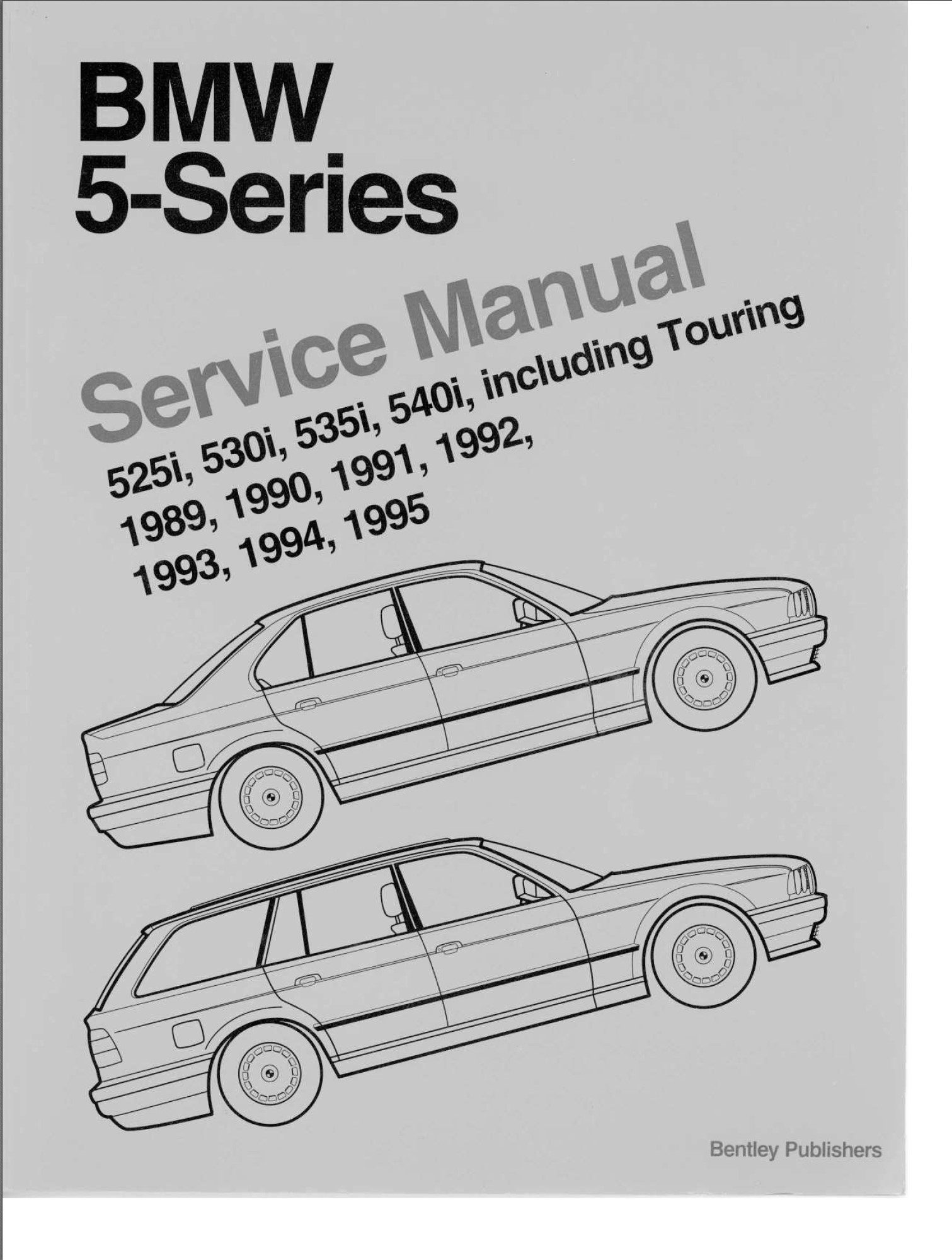 bmw 530 1989 1995 e34 workshop manual