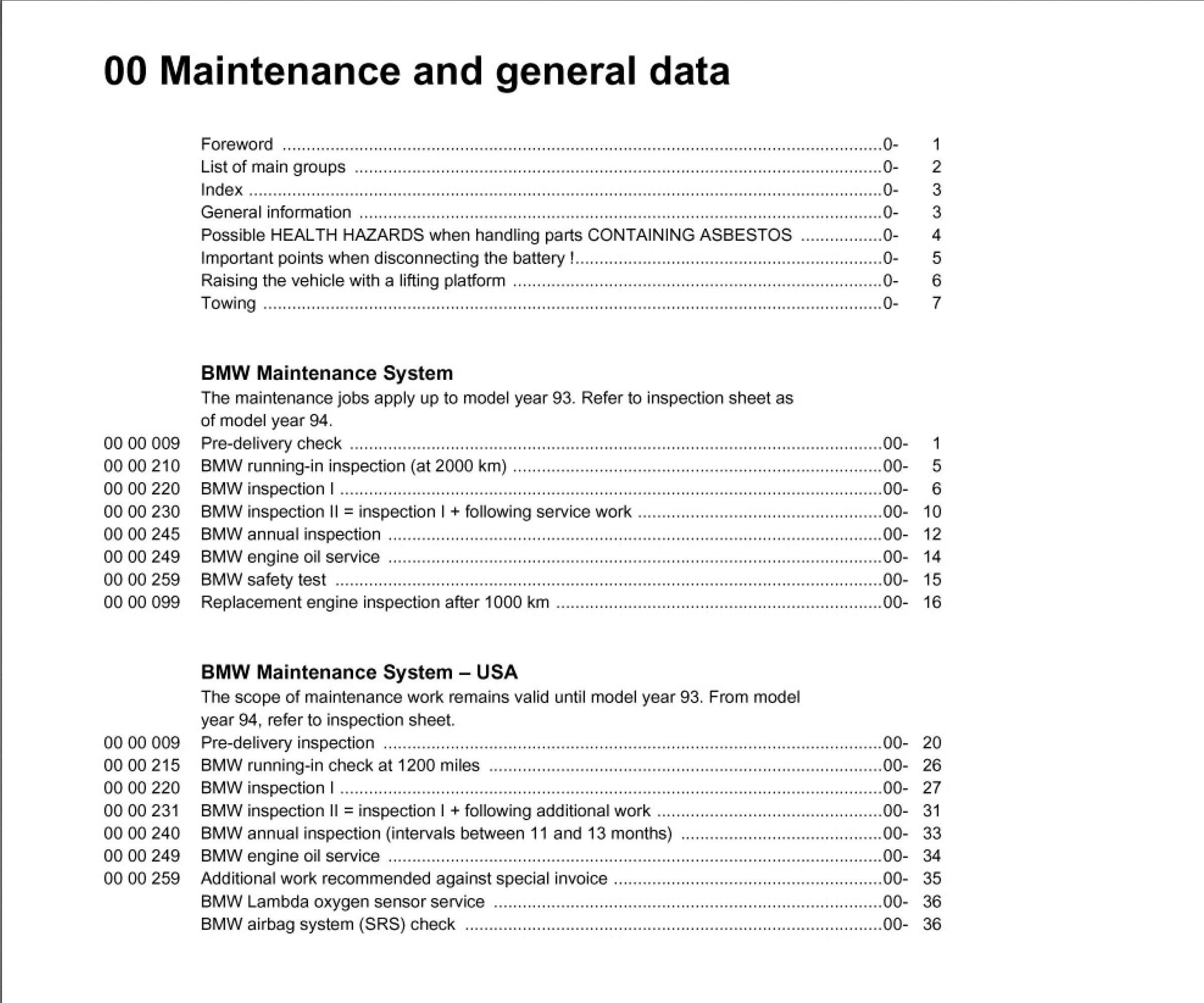 bmw 635 1995 workshop manual
