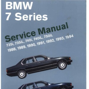 bmw 735 1988 1994 e32 workshop manual