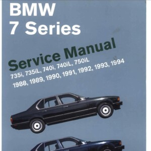 bmw 750 1988 1994 e32 workshop manual