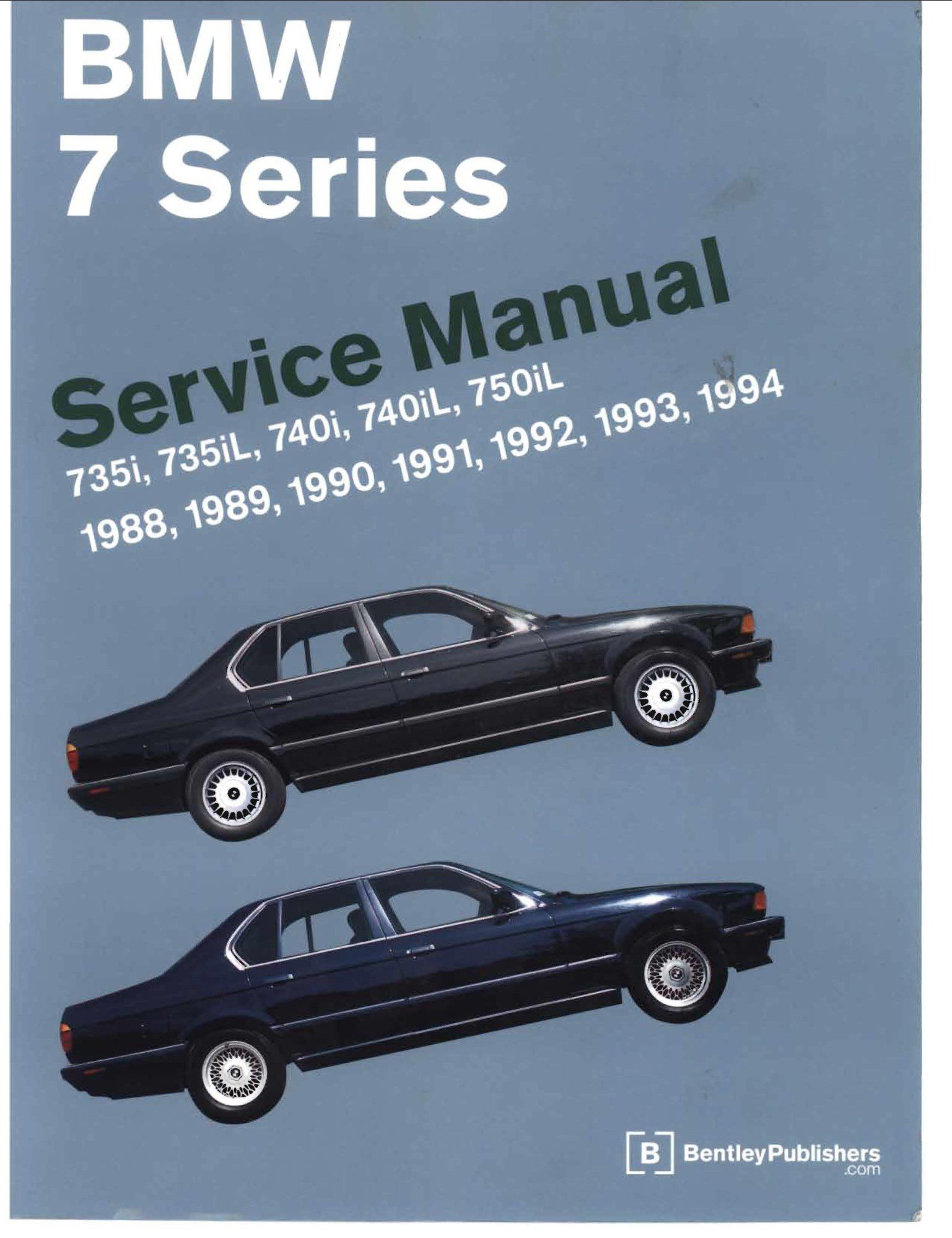 bmw 750 1988 1994 e32 workshop manual
