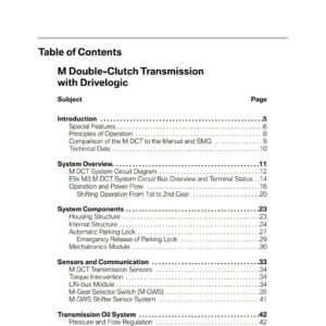 bmw m3 workshop manual dct