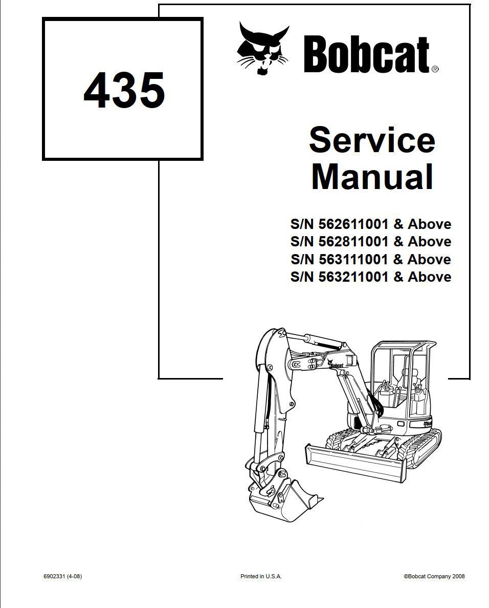 bobcat 435 service manual