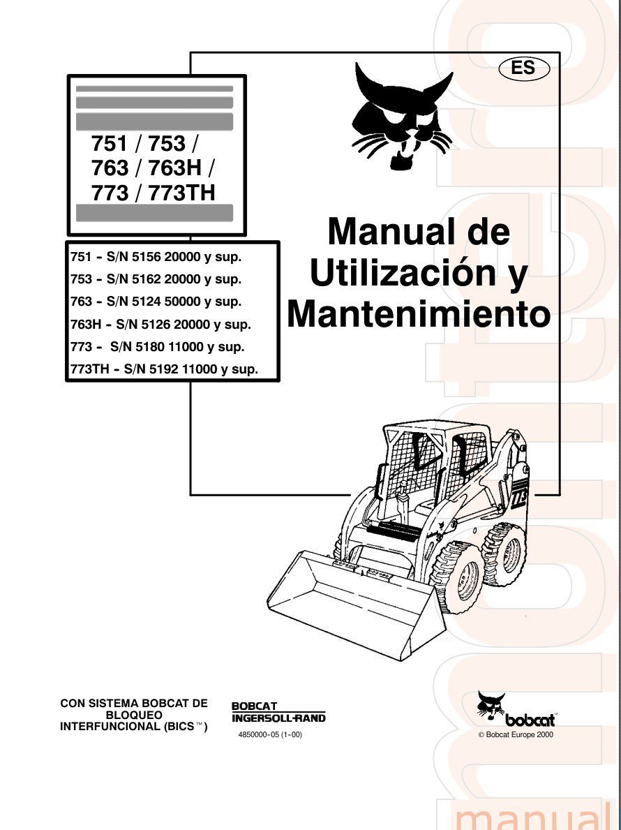 Bobcat 751/753/763/773 Manual: Essential Guide for Operators and