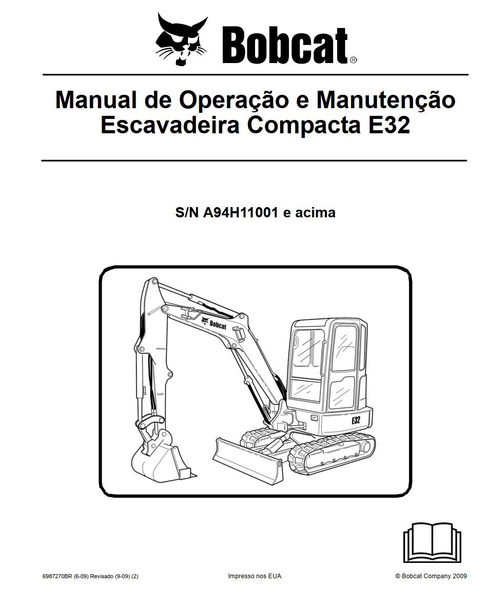 Bobcat E32 Service Manual: Equipment Overview, Maintenance Procedures