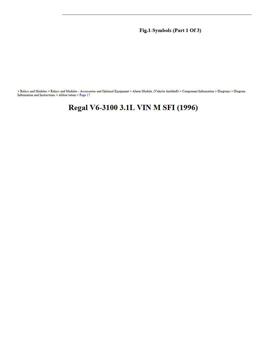 buick regal 1996 v6 3.1l workshop manual