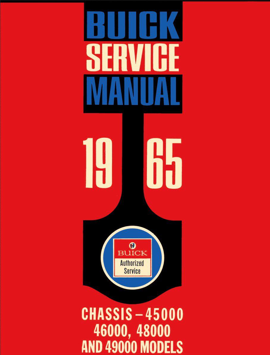 buick riviera 1965 workshop manual