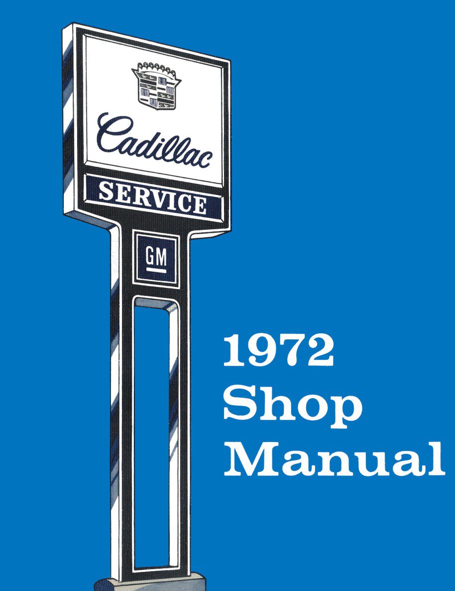 cadillac deville 1972 workshop manual