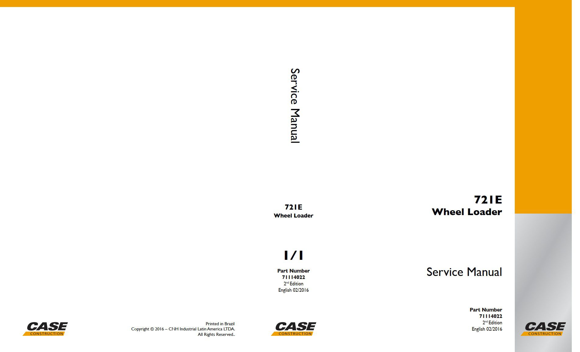 case 721e service manual