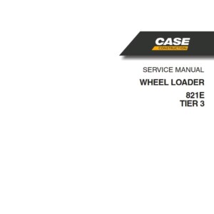 case 821e service manual