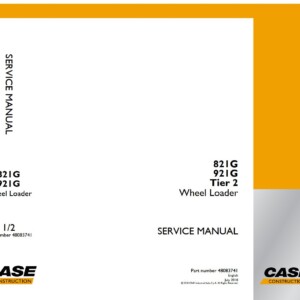 case 921g, 821g repair manual
