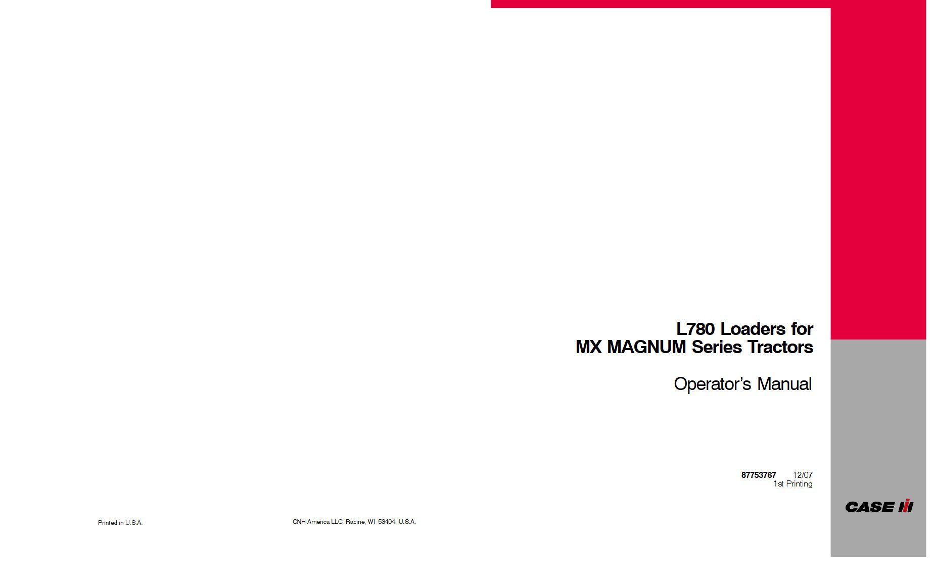 case l780 operator’s manua