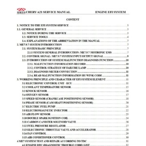 chery fora a21 service manual