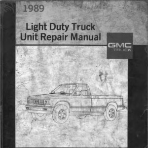 chevrolet blazer 1989 workshop manual