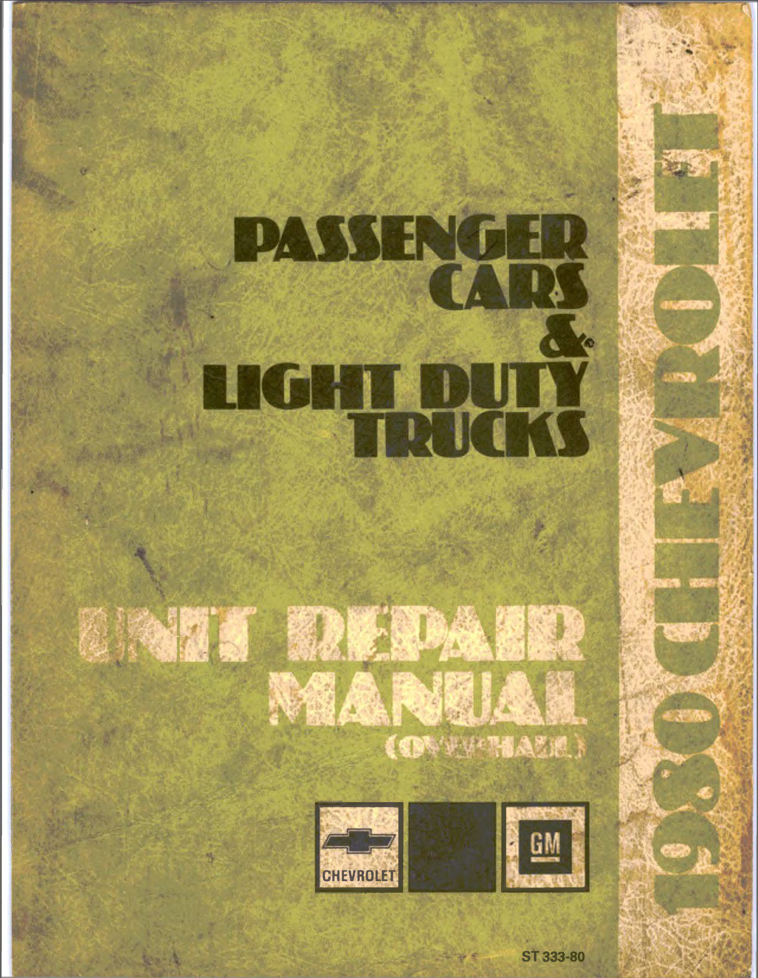 chevrolet caprice 1980 workshop manual