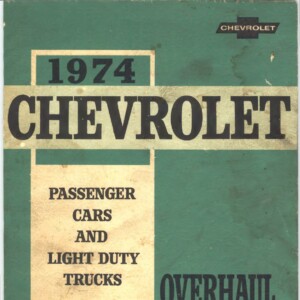 chevrolet chevelle 1974 workshop manual