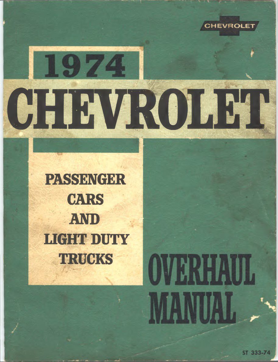 chevrolet chevelle 1974 workshop manual